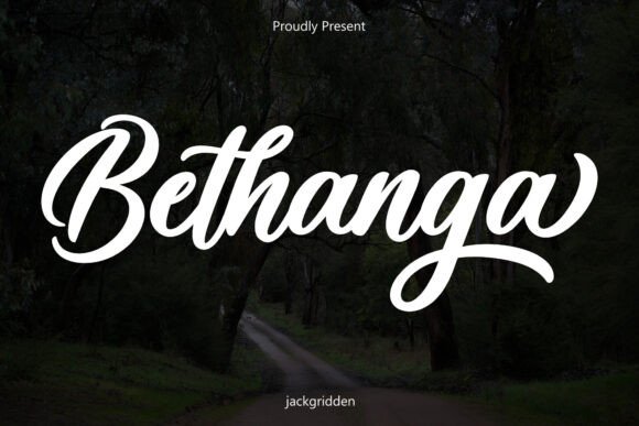 Bethanga: A Handwritten Font for Polished Branding