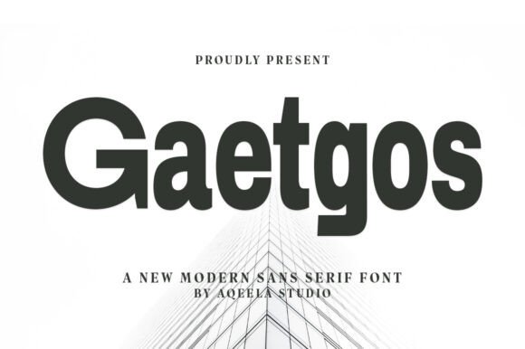 Boost Your Brand with the Gaetgos Typeface