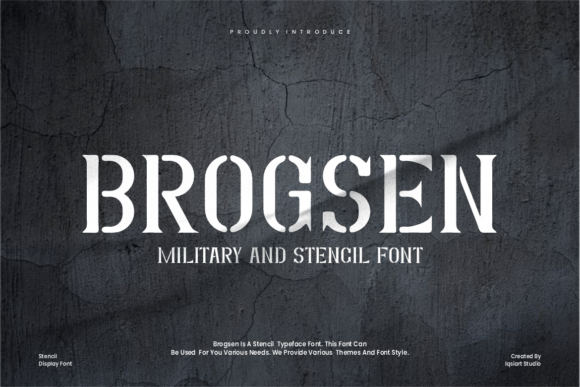 Brogsen: A Commanding Serif Font for Web Design