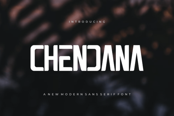 Chendana Font for Modern Branding