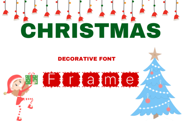 Christmas Frame: A Festive Font for Holiday Design