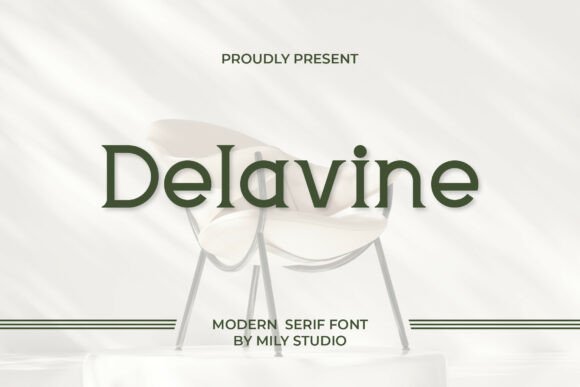Delavine Serif Font for Handmade Creations