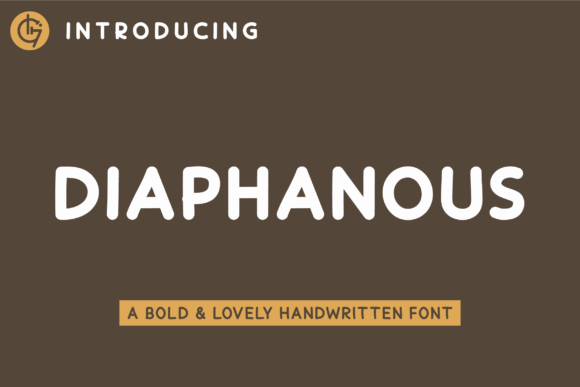 Diaphanous Font for Handmade Creations