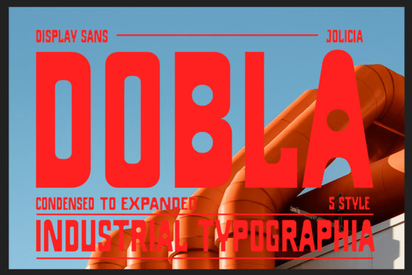 Dobla Sans for Handmade and Commercial Craft Projects