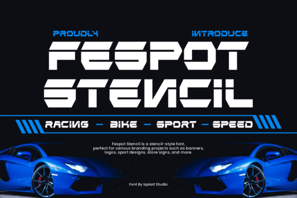 Fespot Stencil: A Bold Font for Modern Branding