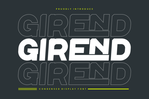 Girend Font for Bold and Modern Editorial Design