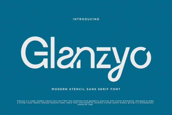 Glanzyo: A Modern Sans Serif Font for Editorial Clarity