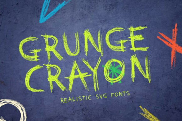 Grunge Crayon: A Handwritten Font for Editorial Design