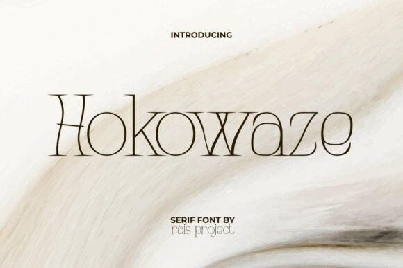 Hokowaze Font for Handmade Creations