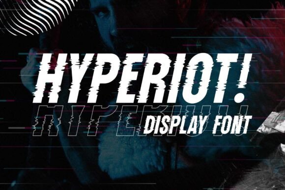 Hyperiot: A Glitch-Inspired Display Font for Bold Branding