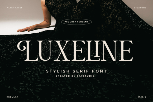 Luxeline Font for Handmade and Commercial Projects