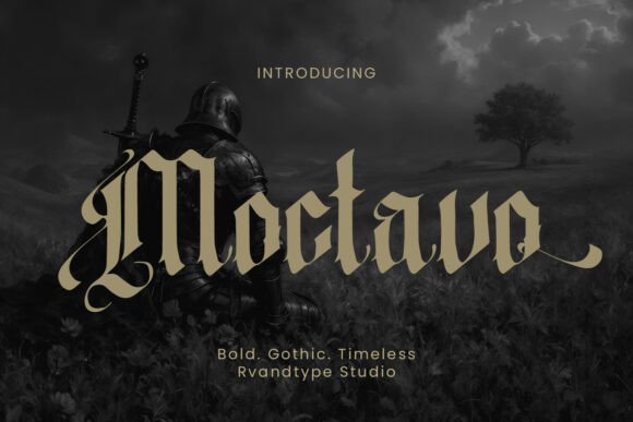 Moctavo: A Blackletter Font with a Modern Edge