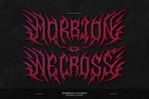 Morbion Necross Font for Bold Campaign Designs