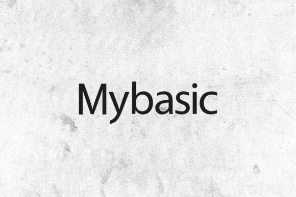 Mybasic: A Modern Sans Serif Font for Professional Branding