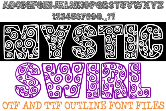 Mystic Swirl Font for Enchanting Brand Designs