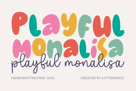 Playful Monalisa: A Joyful Font for Handmade Creations