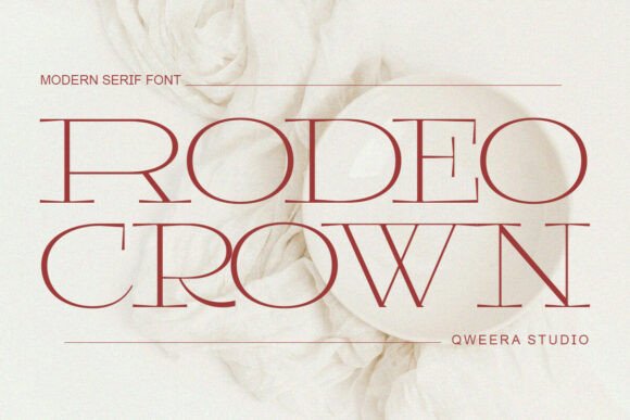 Rodeo Crown: A Refined Serif Font for Modern Branding