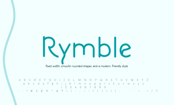 Rymble: A Modern Sans Serif for Bold Design Statements