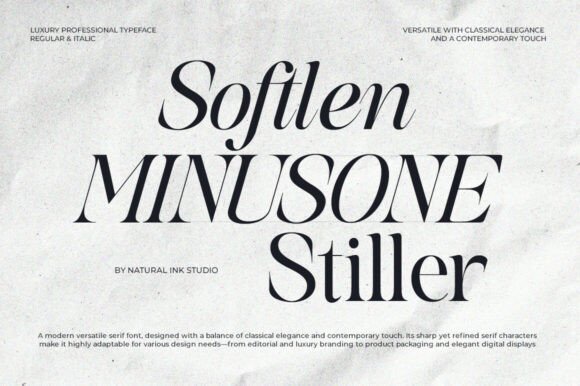 Softlen Minusone Stiller for Modern Web Design