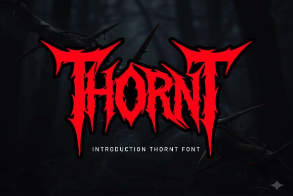 Thornt: A Gothic Blackletter Font for Bold Editorial Design